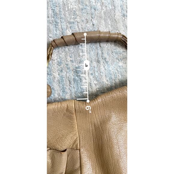 TOFF & LOADSTONE Leather Shoulder Bag Tan - Picture 9 of 12